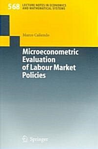 Microeconometric Evaluation of Labour Market Policies (Paperback)