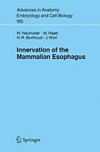 Innervation of the Mammalian Esophagus (Paperback)