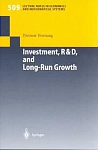 Investment, R&D, and Long-Run Growth (Paperback)