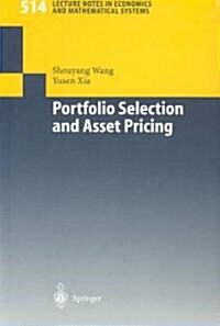 Portfolio Selection and Asset Pricing (Paperback)