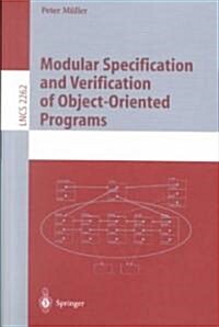 Modular Specification and Verification of Object-Oriented Programs (Paperback)