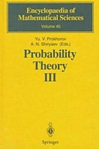 Probability Theory III: Stochastic Calculus (Hardcover, 1998)