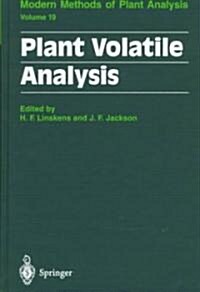 Plant Volatile Analysis (Hardcover, 1997)