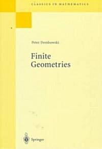 Finite Geometries: Reprint of the 1968 Edition (Paperback)