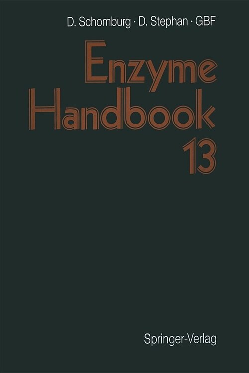 Enzyme Handbook 13: Class 2.5 - EC 2.7.1.104 Transferases (Paperback)