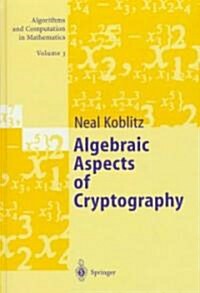 Algebraic Aspects of Cryptography (Hardcover)