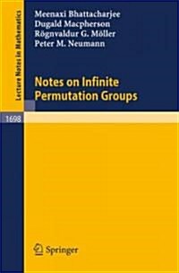 Notes on Infinite Permutation Groups (Paperback, 1998)