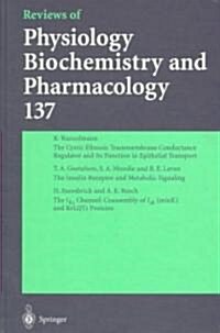 Reviews of Physiology, Biochemistry and Pharmacology (Hardcover, 1999)