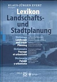 Dictionary - Landscape and Urban Planning (Hardcover)