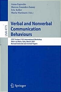 Verbal and Nonverbal Communication Behaviours (Paperback)
