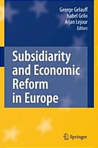 Subsidiarity and Economic Reform in Europe (Hardcover)