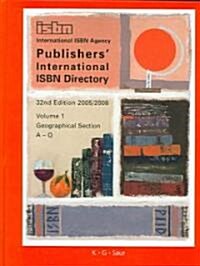 Publishers International ISBN Directory 2005/2006 (Hardcover, 32th)
