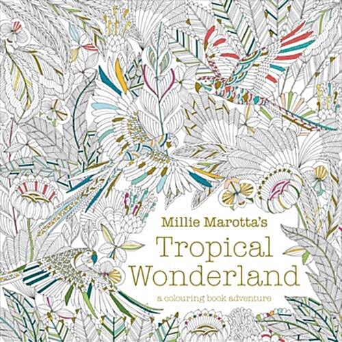 Millie Marottas Tropical Wonderland : a colouring book adventure (Paperback)