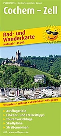 COCHEM ZELL 097 BICYCLE HIKING MAP GPS