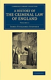 A History of the Criminal Law of England (Paperback)