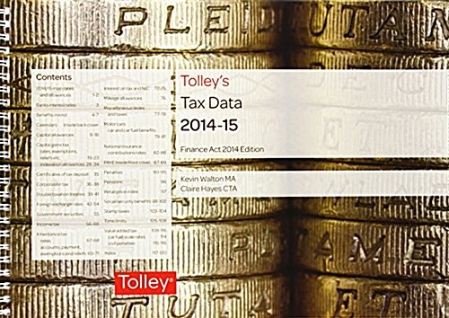 Tolleys Tax Data 2014-15 (Spiral Bound, Finance act edition)
