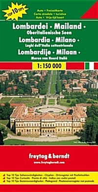 Lombardy-Milan-Italian Lakes : FB.I612 (Sheet Map)