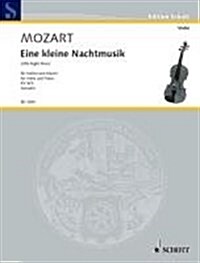 Eine Kleine Nachtmusik K. 525: Violin and Piano (Paperback)
