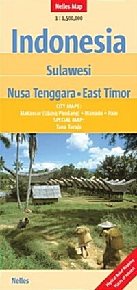 Sulawesi / Nusa Tenggara / Timor East : NEL.290 (Sheet Map, folded)