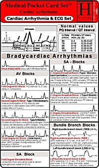 Cardiac Arrhythmia and ECG - Medical Pocket Card Set (Cards)