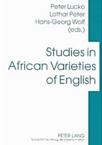 Studies in African Varieties of English (Paperback)