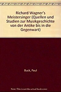 Richard Wagners Meistersinger (Paperback)