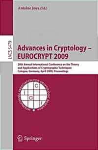 Advances in Cryptology - Eurocrypt 2009 (Paperback)