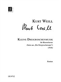 Little Threepenny Music: For Wind Orchestra - Full Score (Paperback)