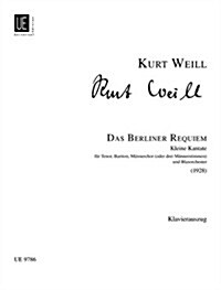 Das Berliner Requiem Vocal Score: Vocal Score (Paperback)