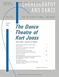 The Dance Theatre of Kurt Jooss (Paperback)