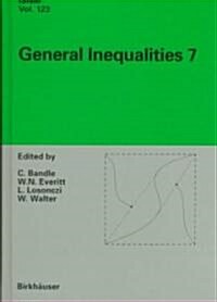 General Inequalities 7: 7th International Conference at Oberwolfach, November 13-18, 1995 (Hardcover, 1997)