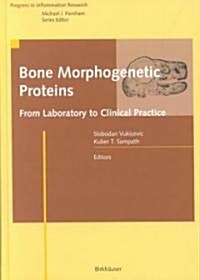 Bone Morphogenetic Proteins: From Laboratory to Clinical Practice (Hardcover, 2002)