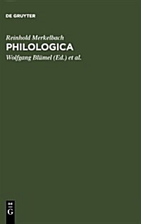 Philologica: Ausgew?lte Kleine Schriften (Hardcover, Reprint 2012)