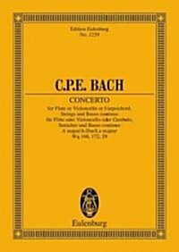 Carl Philipp Emanuel Bach: Concerto a Major (Paperback)