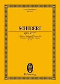 String Quartet in G Minor, D. 173: Study Score (Paperback)