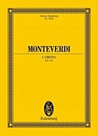 LOrfeo: Score (Paperback)