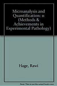 Microanalysis and Quantification (Hardcover)