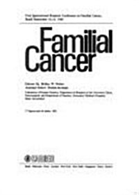 Familial Cancer (Hardcover)