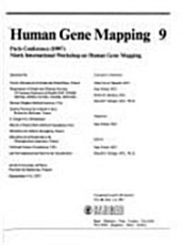 Human Gene Mapping 9 (Paperback)
