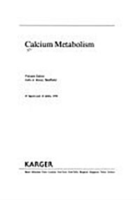 Calcium Metabolism (Hardcover)