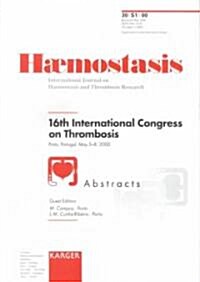 16th International Congress on Thrombosis (Paperback)