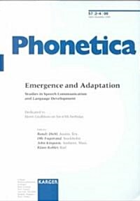 Emergence and Adaptation (Paperback, Special)
