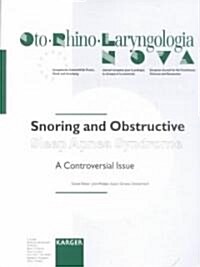 Snoring and Obstructive Sleep Apnea Syndrome (Paperback)