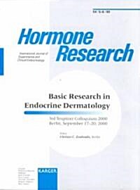 Basic Research in Endocrine Dermatology (Paperback)