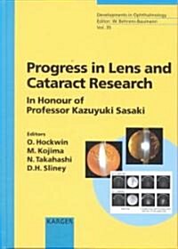 Progress in Lens and Cataract Research (Hardcover)