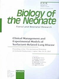 Clinical Management and Experimental Models of Surfactant-Related Lung Disease (Paperback)