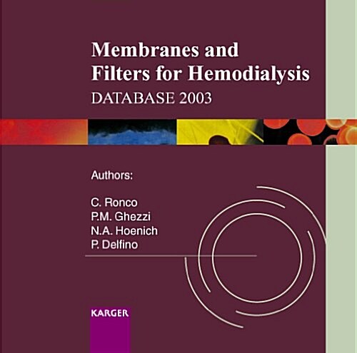 Membranes and Filters for Hemodialysis Database 2003 (CD-ROM)