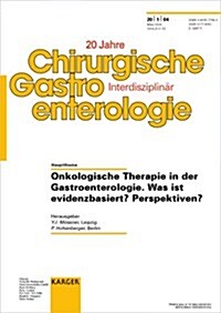 Was Ist Evidenzbasiert? Perspektiven? Spezialheft Chirurgische Gastroenterologie 2004 (Paperback)