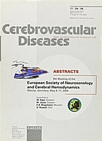 European Society Of Neurosonology And Cerebral Hemodynamics (Paperback)