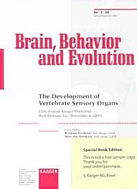The Development Of Vertebrate Sensory Organs (Paperback, 1st)